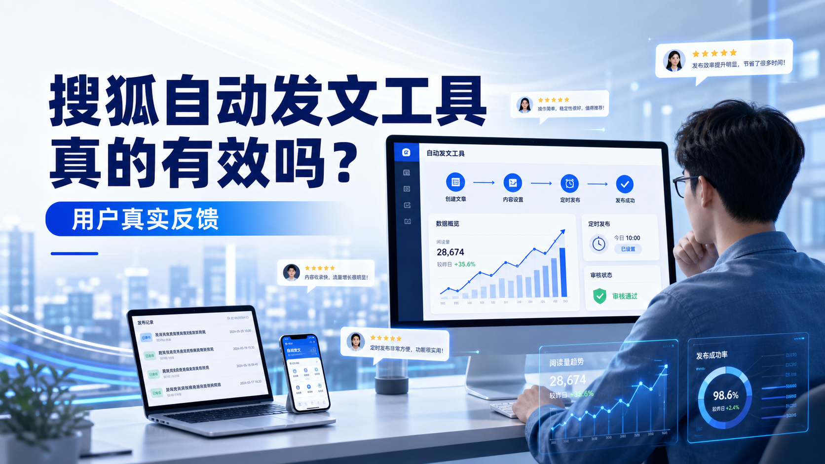 搜狐自动发文工具真的有效吗?清远用户的真实反馈