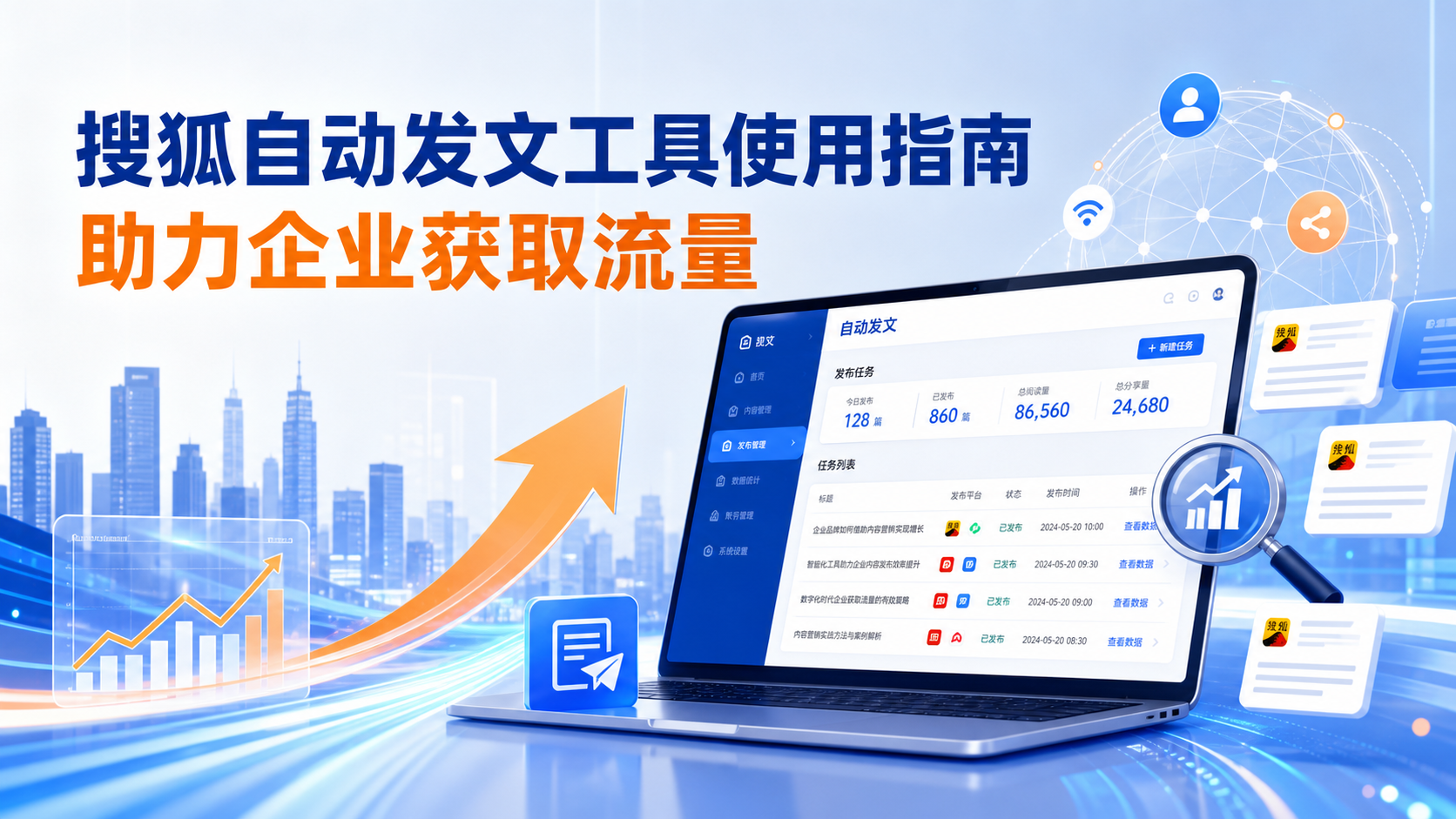 搜狐自动发文工具的使用指南:助力清远企业获取流量